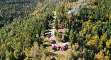Ćwiczenia kompanii Zywiec w górach doskonalą akcje gaśnicze w trudnym terenie