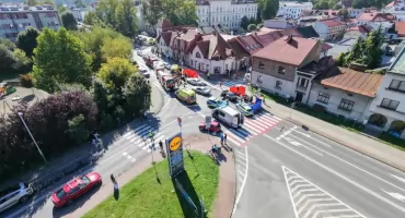 Tragiczny wypadek w Żywcu z dwoma ofiarami śmiertelnymi na przejściu dla pieszych