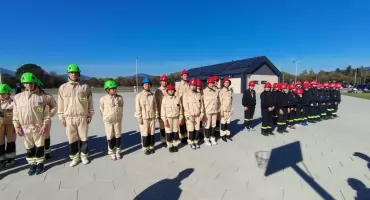 Młodzieżowe Drużyny Pożarnicze z gminy Łodygowice rywalizowały sportowo